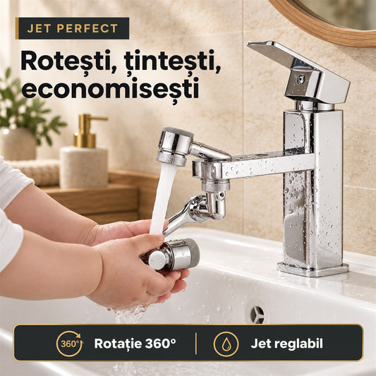 EXTENSIE ROBINET 360° - ECONOMISEȘTE APĂ INSTANT (AQUA3D FLEX)