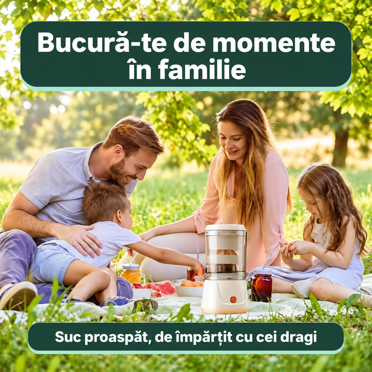 STORCĂTOR ELECTRIC DE FRUCTE - SUC PROASPĂT ORIUNDE (JUICYGO)