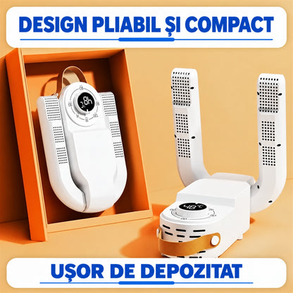 USCĂTOR ELECTRIC PENTRU ÎNCĂLȚĂMINTE - PANTOFI USCAȚI ÎN ORICE ANOTIMP (DRYSHOES)