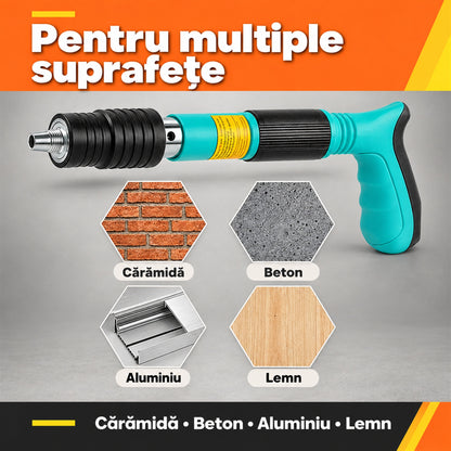 PISTOL DE CUIE MANUAL CU 50 CUIE - KIT BRICOLAJ COMPLET (NAILMASTER)