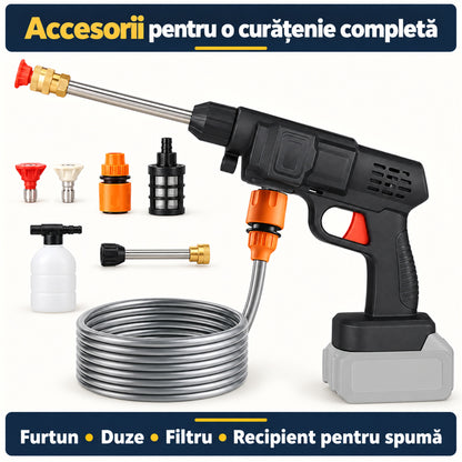 PISTOL DE SPĂLAT CU PRESIUNE, 2 ACUMULATORI - CURĂȚENIE PUTERNICĂ (POWERWASH)