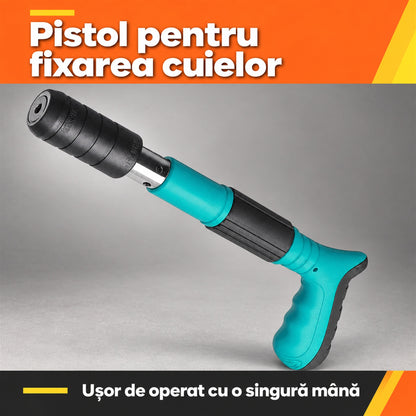 PISTOL DE CUIE MANUAL CU 50 CUIE - KIT BRICOLAJ COMPLET (NAILMASTER)