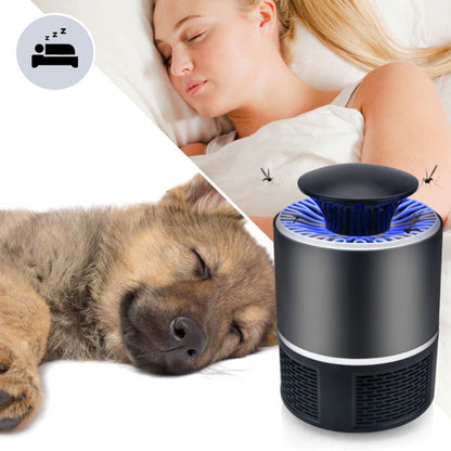 MOSQUITRAP – Lampă anti-țânțari cu LED UV – Capcană electrică silențioasă pentru interior, protecție 24/7 fără chimicale