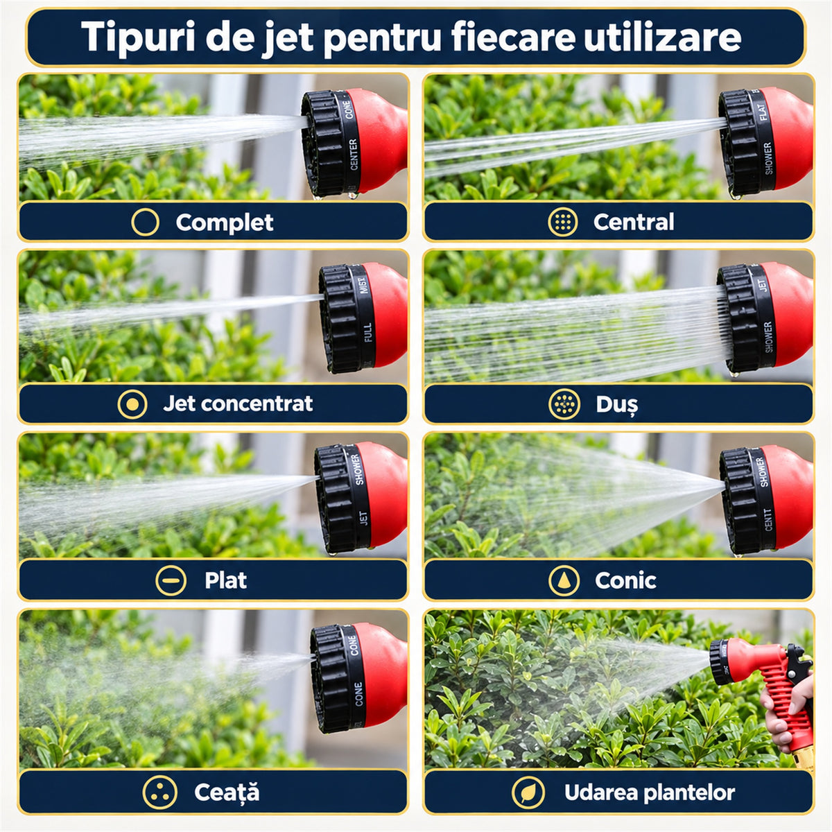FURTUN EXTENSIBIL 37,5M PREMIUM - UDĂ TOATĂ GRĂDINA (AQUAFLEX)