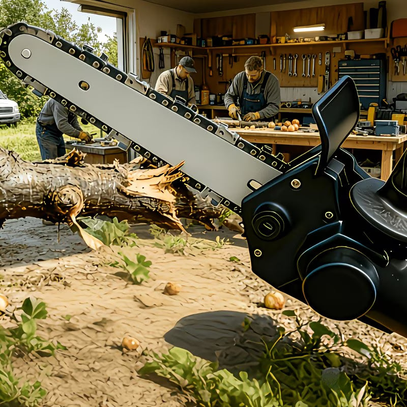 SAWDRIVE MINI – Adaptor mini drujbă pentru bormașină – Taie lemn ca un profesionist, fără drujbă scumpă!