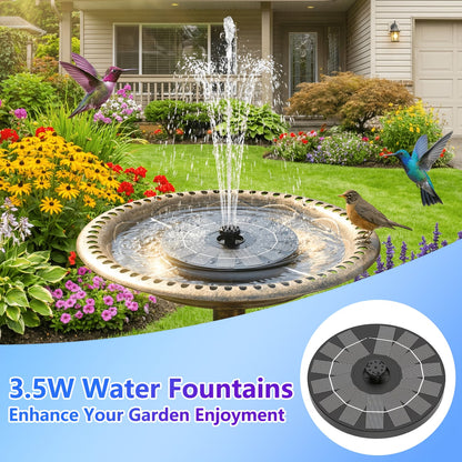 SUNFOUNTAIN – Fântână solară plutitoare – Spectacol de apă în grădină, iaz sau piscină