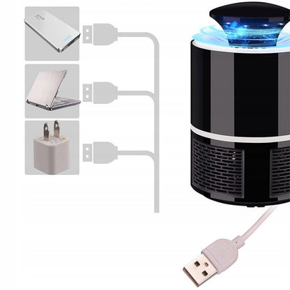 MOSQUITRAP – Lampă anti-țânțari cu LED UV – Capcană electrică silențioasă pentru interior, protecție 24/7 fără chimicale