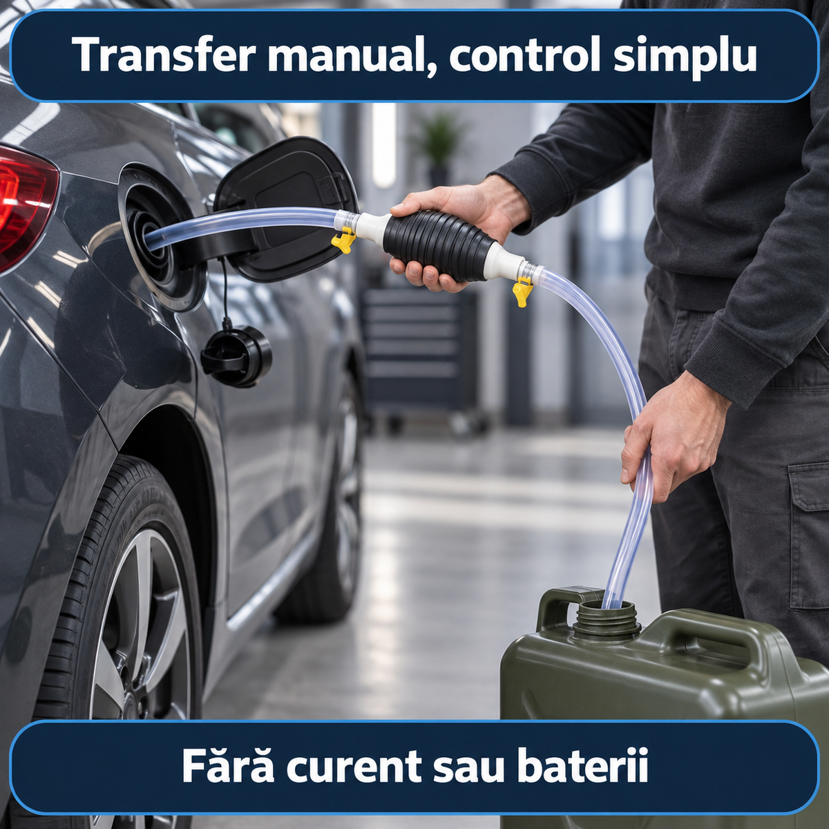 POMPĂ MANUALĂ LICHIDE - TRANSFER RAPID, FĂRĂ EFORT (FLOWPUMP)