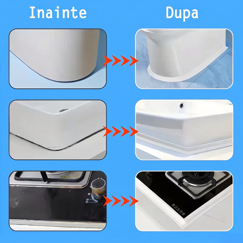MOULDSTOP TAPE – Bandă adezivă etanșare baie 1+1 GRATIS – Scapă de mucegai și umezeală definitiv
