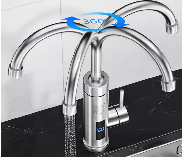 HOTFLOW TAP – Robinet electric cu încălzire instantanee – Apă caldă în 3 secunde, cu afișaj digital