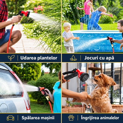 FURTUN EXTENSIBIL 37,5M PREMIUM - UDĂ TOATĂ GRĂDINA (AQUAFLEX)