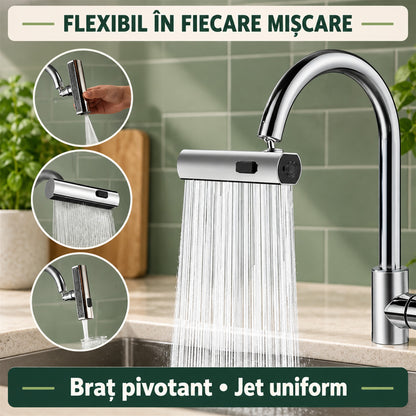 ADAPTOR ROBINET CU BRAȚ PIVOTANT - ECONOMISEȘTE APĂ (AQUASWING)