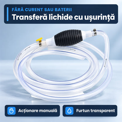 POMPĂ MANUALĂ LICHIDE - TRANSFER RAPID, FĂRĂ EFORT (FLOWPUMP)