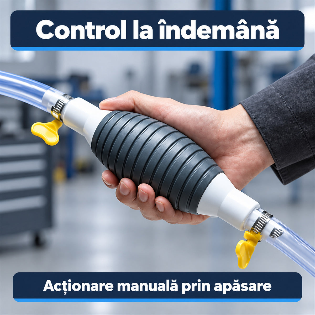 POMPĂ MANUALĂ LICHIDE - TRANSFER RAPID, FĂRĂ EFORT (FLOWPUMP)