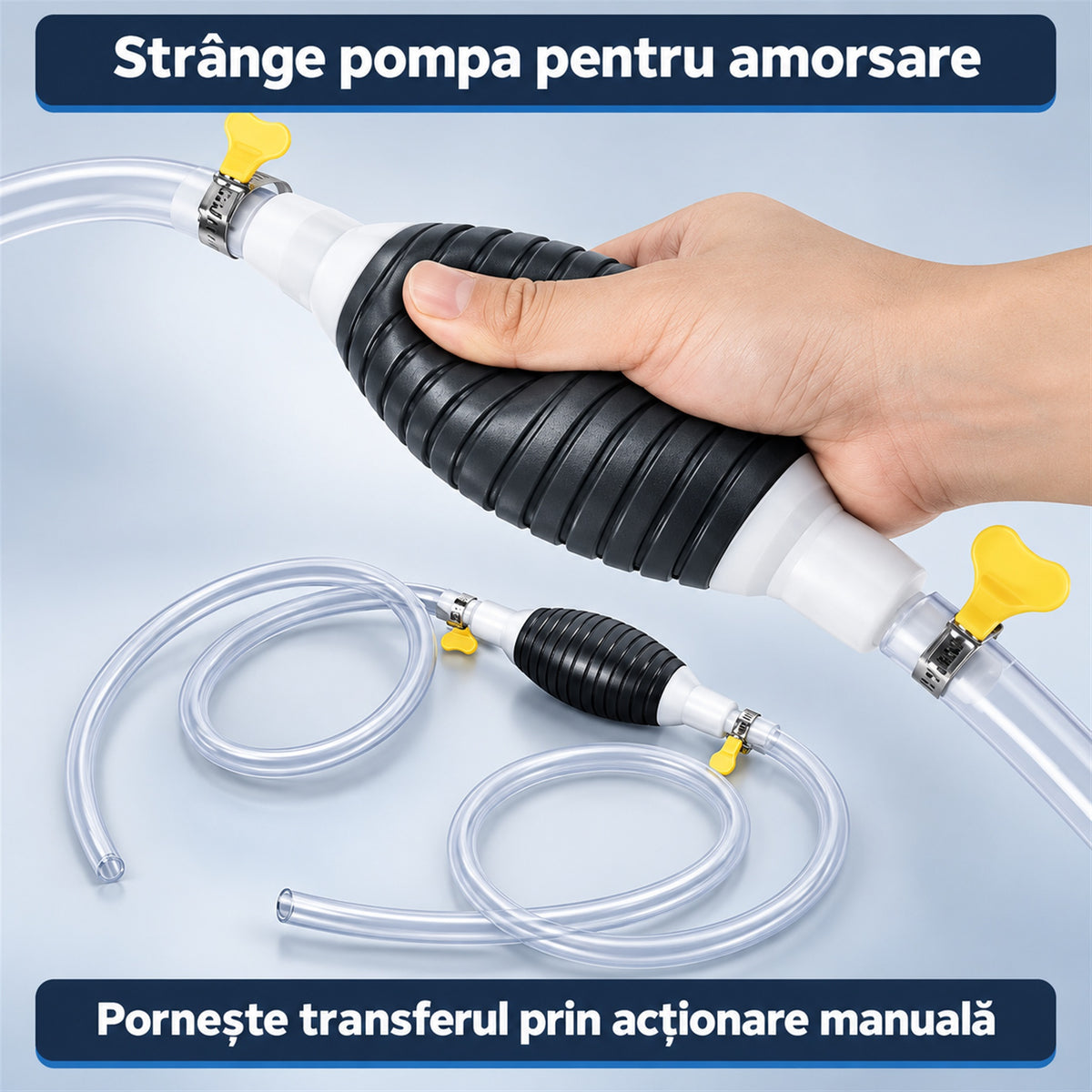 POMPĂ MANUALĂ LICHIDE - TRANSFER RAPID, FĂRĂ EFORT (FLOWPUMP)