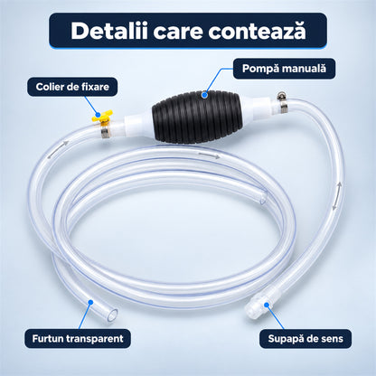 POMPĂ MANUALĂ LICHIDE - TRANSFER RAPID, FĂRĂ EFORT (FLOWPUMP)