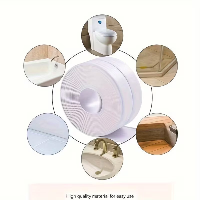 MOULDSTOP TAPE – Bandă adezivă etanșare baie 1+1 GRATIS – Scapă de mucegai și umezeală definitiv
