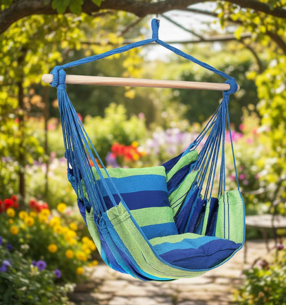 RELAXHAMMOCK – Scaun Suspendat Tip Hamac, Oază de Confort pentru Grădină și Terasă