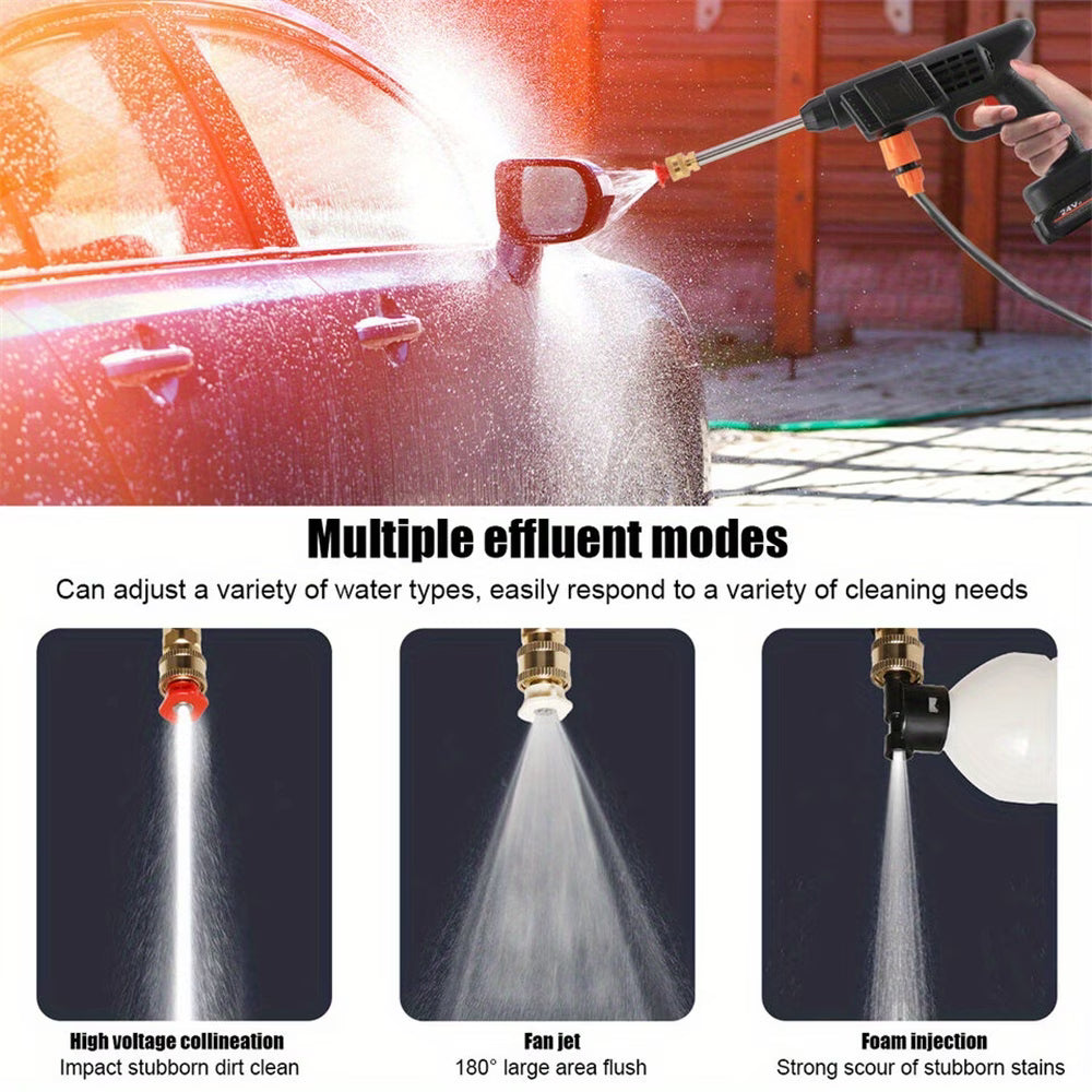 POWERWASH ONE – Pistol de Spălat cu Presiune, cu Acumulator și Set Complet de Accesorii