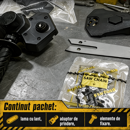 ADAPTOR MINI DRUJBĂ PENTRU BORMAȘINĂ - TAIE LEMN CA UN PROFESIONIST (SAWDRIVE MINI)