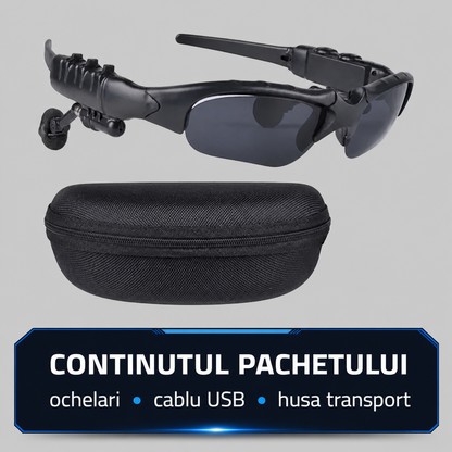 OCHELARI DE SOARE CU BLUETOOTH - MUZICĂ ȘI APELURI HANDSFREE (FREETALK M996)