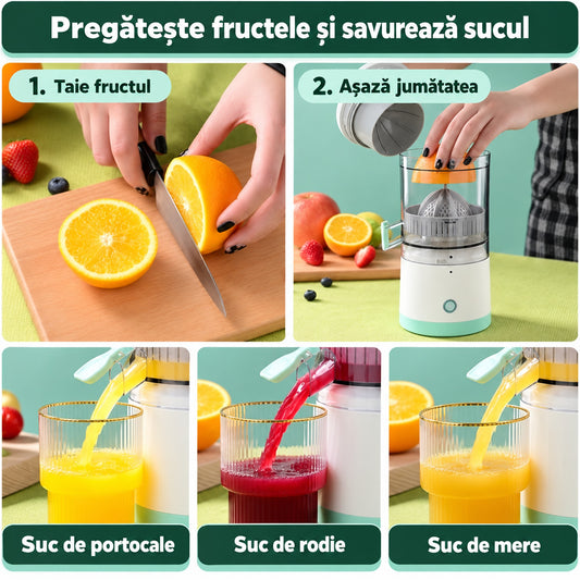 STORCĂTOR ELECTRIC DE FRUCTE - SUC PROASPĂT ORIUNDE (JUICYGO)