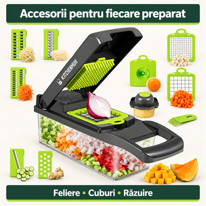 SET RĂZĂTOARE 14 PIESE - FELIERE RAPIDĂ (MULTIGRATER)