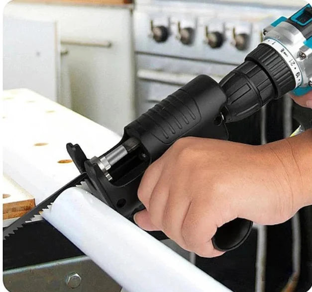 SAWDRIVE – Adaptor bormașină tip fierăstrău pentru tăiat lemn sau metal