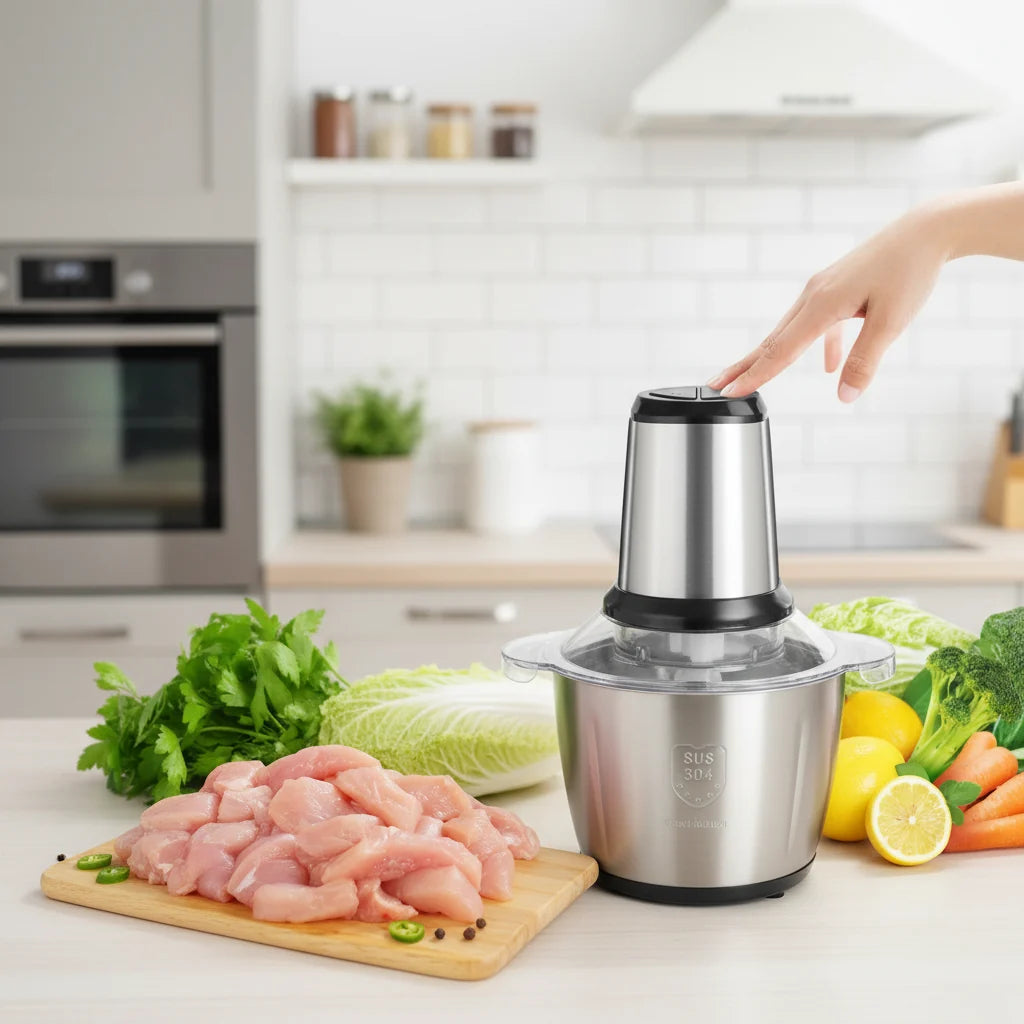 CHOPPER 3L – Tocător Electric cu Vas din Inox, Compact și Ultra Rapid