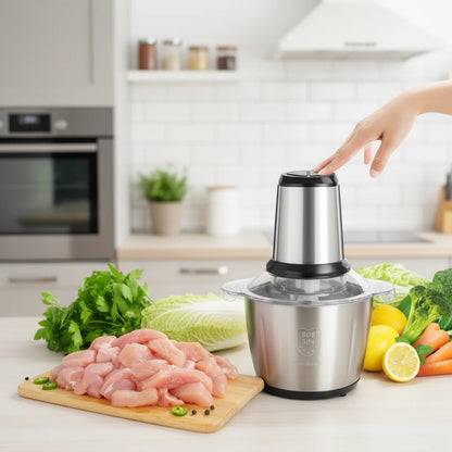 CHOPPER 3L – Tocător Electric cu Vas din Inox, Compact și Ultra Rapid