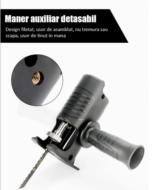 SAWDRIVE – Adaptor bormașină tip fierăstrău pentru tăiat lemn sau metal