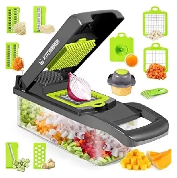 MULTIGRATER 14 – Set Răzătoare Multifuncțională pentru Feliere, Răzuire și Julienne