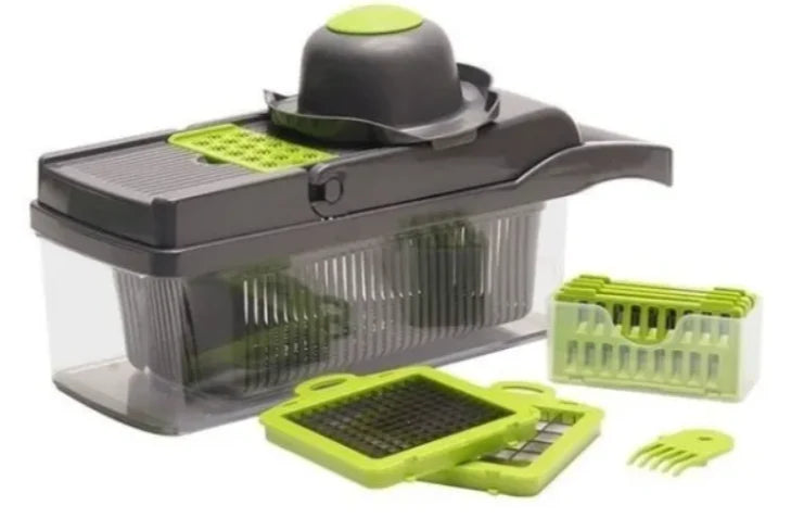MULTIGRATER 14 – Set Răzătoare Multifuncțională pentru Feliere, Răzuire și Julienne