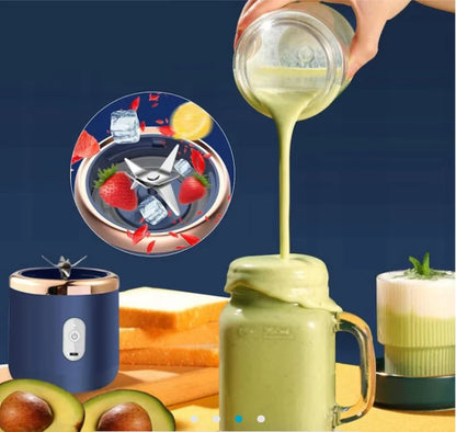 SMOOTHIEGO – Mini Blender Portabil cu Încărcare USB și 2 Pahare pentru Smoothie & Shake