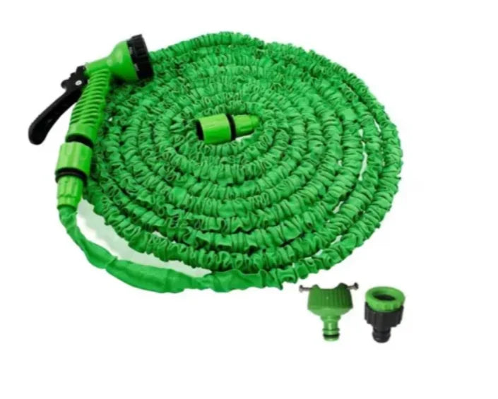 AQUAFLEX 30M – Furtun de Grădină Extensibil cu Pistol 7 Funcții