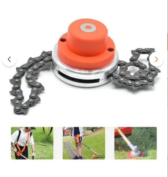 CHAINCUT PRO – Tambur pentru Motocoasă cu 2 Lanțuri tip Drujbă, Filet M10 x 1.25 mm