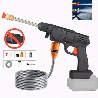 POWERWASH ONE – Pistol de Spălat cu Presiune, cu 2 Acumulatori și Set Complet de Accesorii