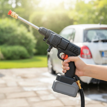 POWERWASH ONE – Pistol de Spălat cu Presiune, cu 2 Acumulatori și Set Complet de Accesorii