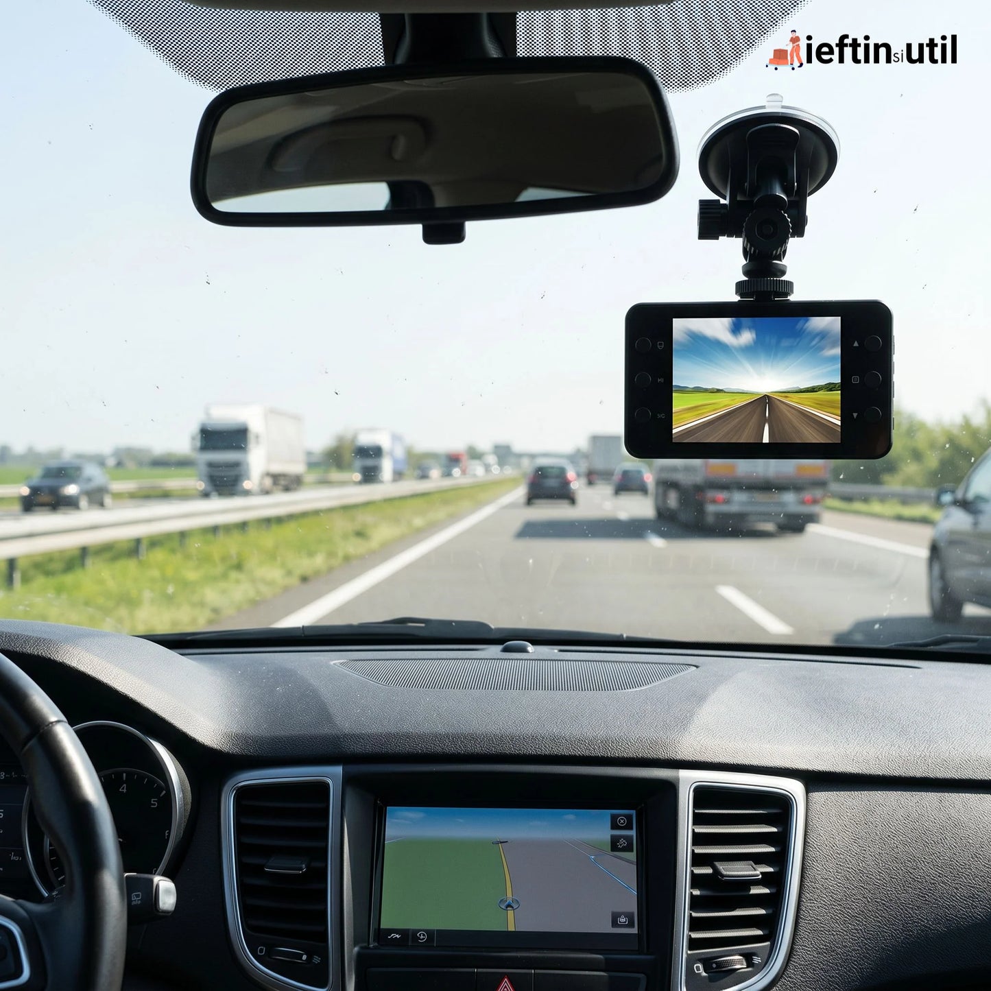 K6000 – Cameră auto supraveghere trafic HD, senzor de mișcare și filmare pe timp de noapte