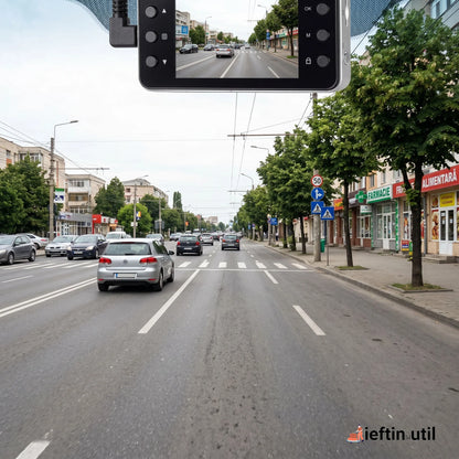 K6000 – Cameră auto supraveghere trafic HD, senzor de mișcare și filmare pe timp de noapte