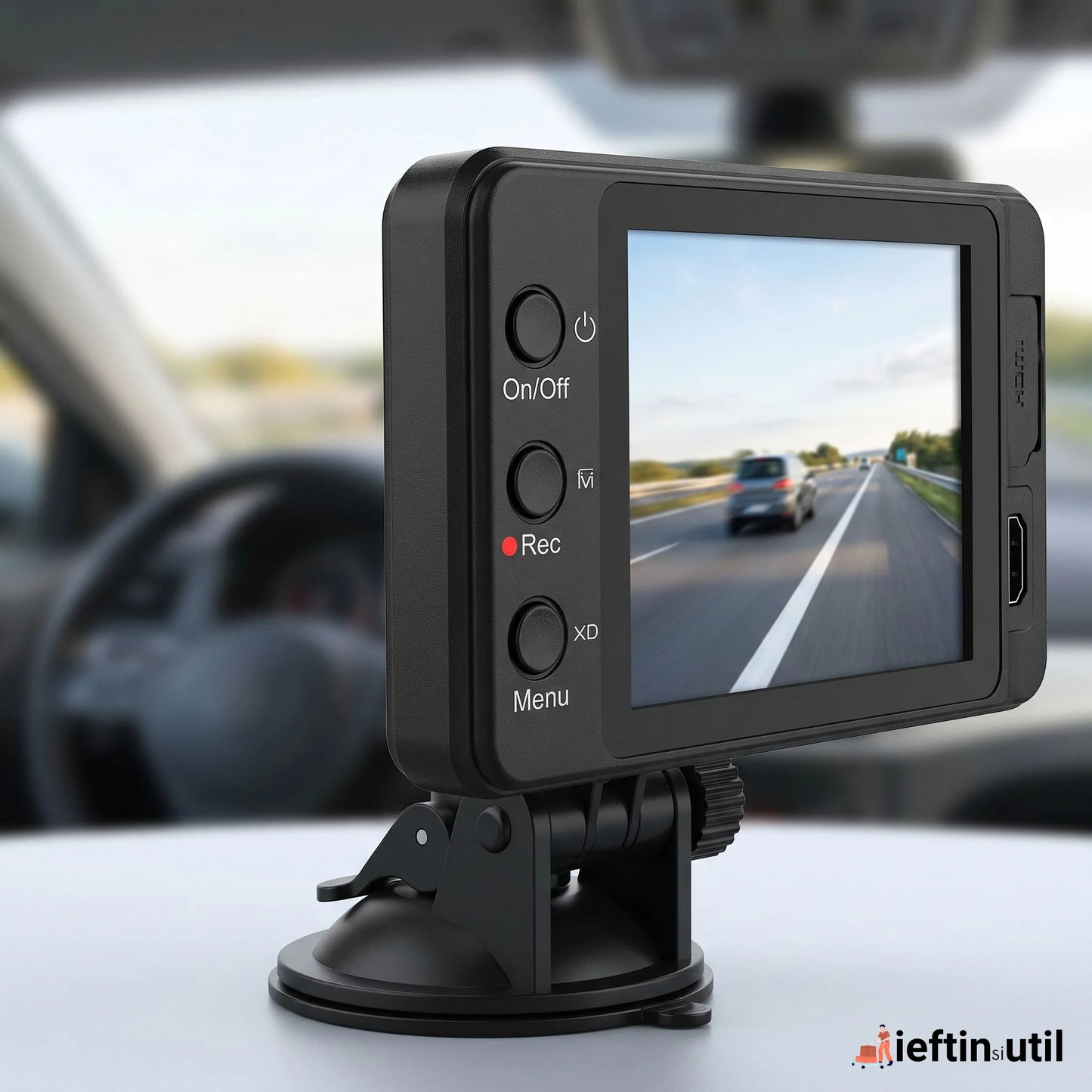K6000 – Cameră auto supraveghere trafic HD, senzor de mișcare și filmare pe timp de noapte