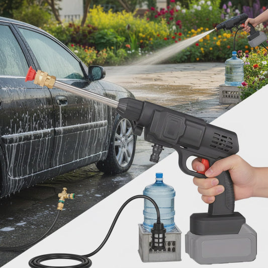 POWERWASH ONE – Pistol de Spălat cu Presiune, cu Acumulator și Set Complet de Accesorii