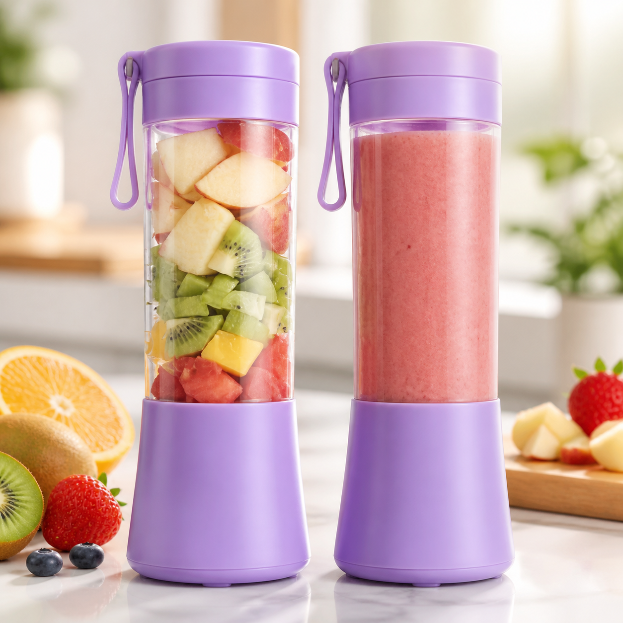 SMOOTHIECUP – Blender portabil USB – Smoothie-uri proaspete oriunde, oricând